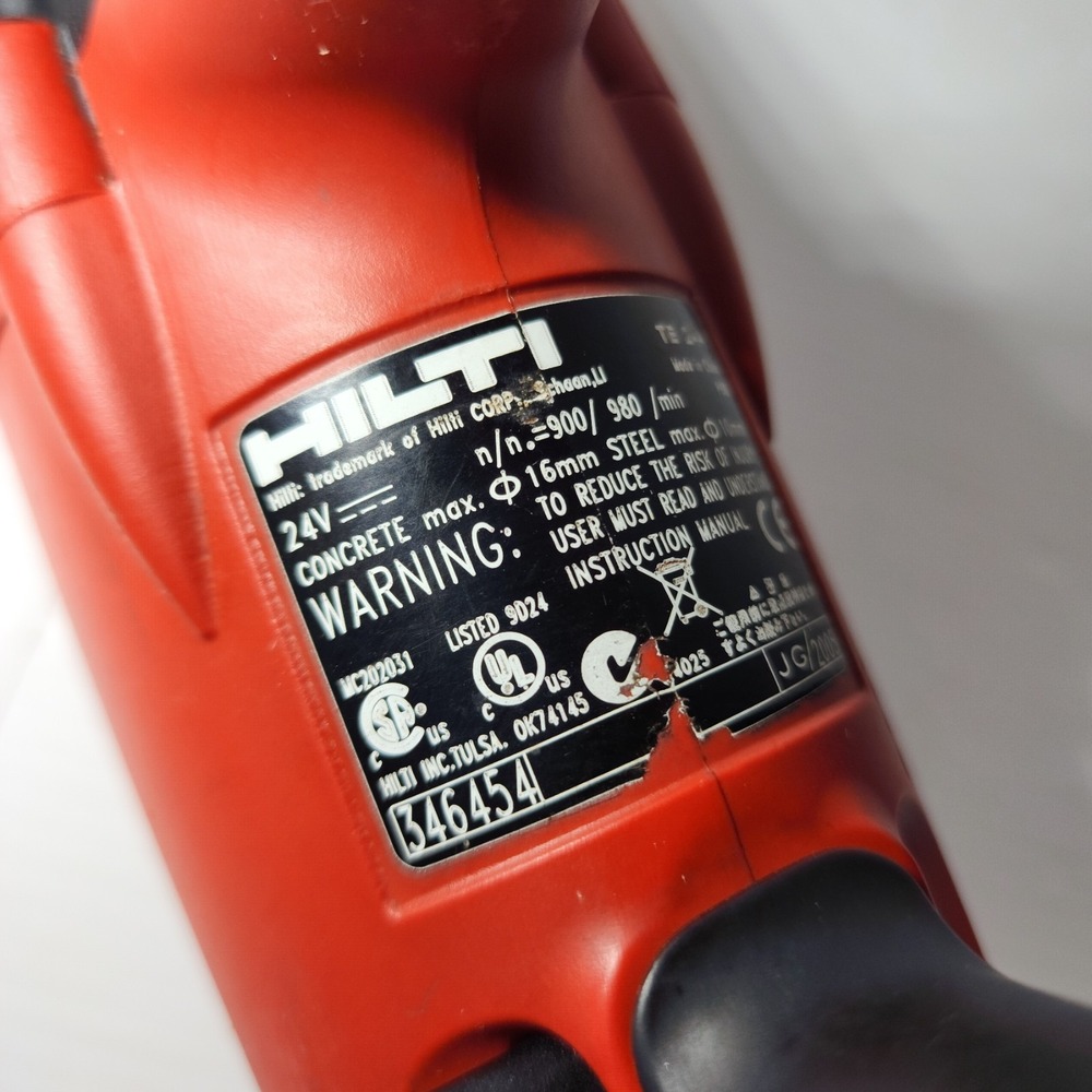 Hilti TE 2-A Rotary Hammer Drill 24 Volt Cordless Bare Tool Only - Picture 2 of 9